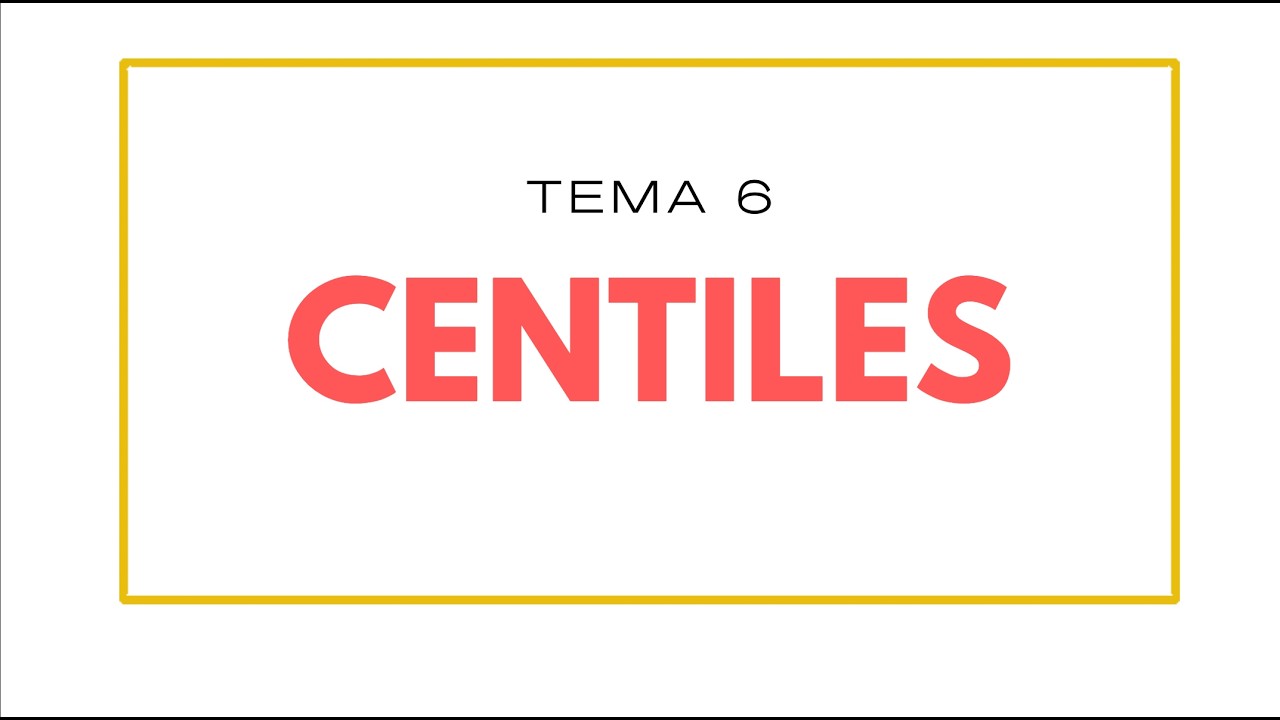 Centiles | Estadística | Psicología en podcast