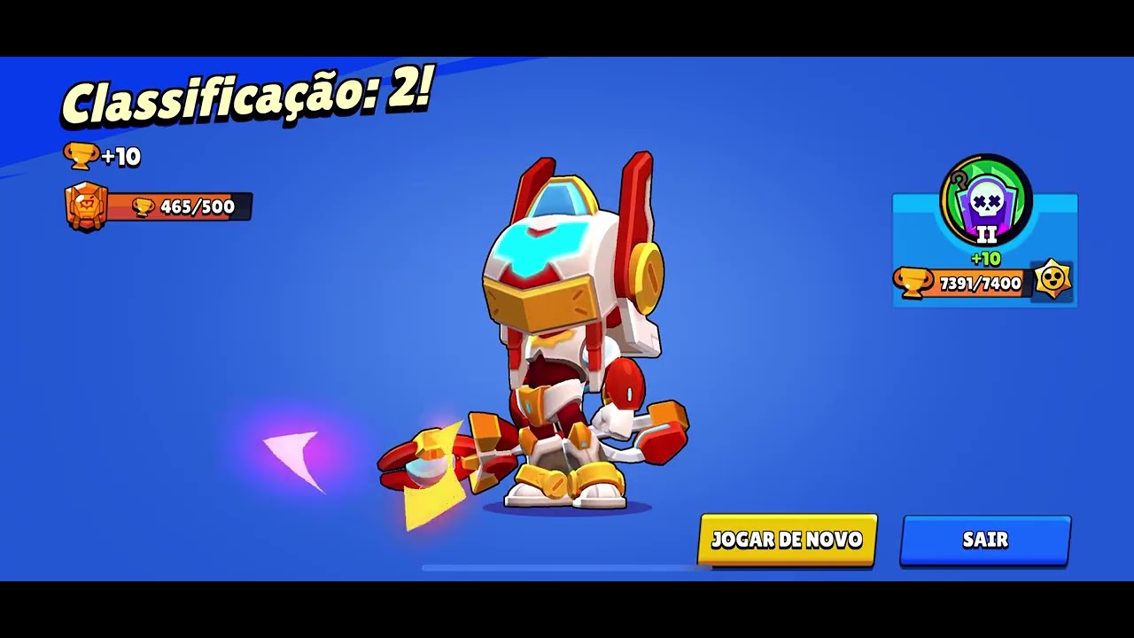 Pegando 500 troféus no finx no braw stars