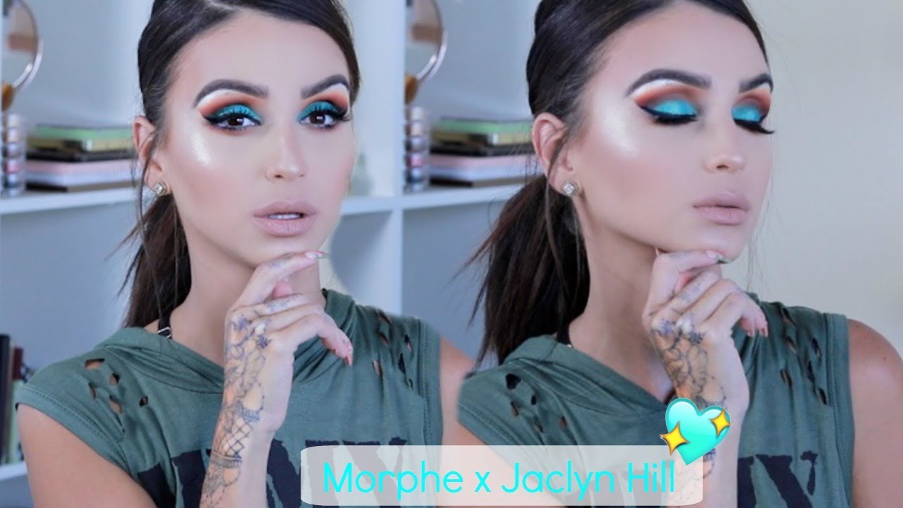 Morphe X  JACLYN HILL PALETTE ⎜Teal 🐬 Tutorial