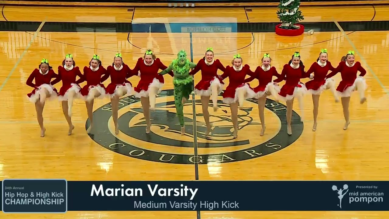 Marian Varsity Pompon High Kick 2024!!