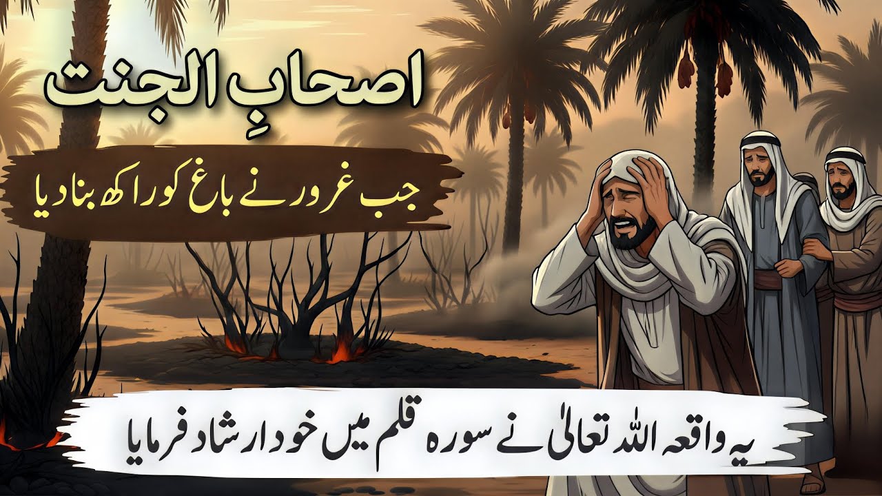 Ashab-ul-Jannat (Bagh Walay) | Lalach Aur Zulm Ka Anjaam | Ibratnaak Islami Waqia | سبق اموز قصے
