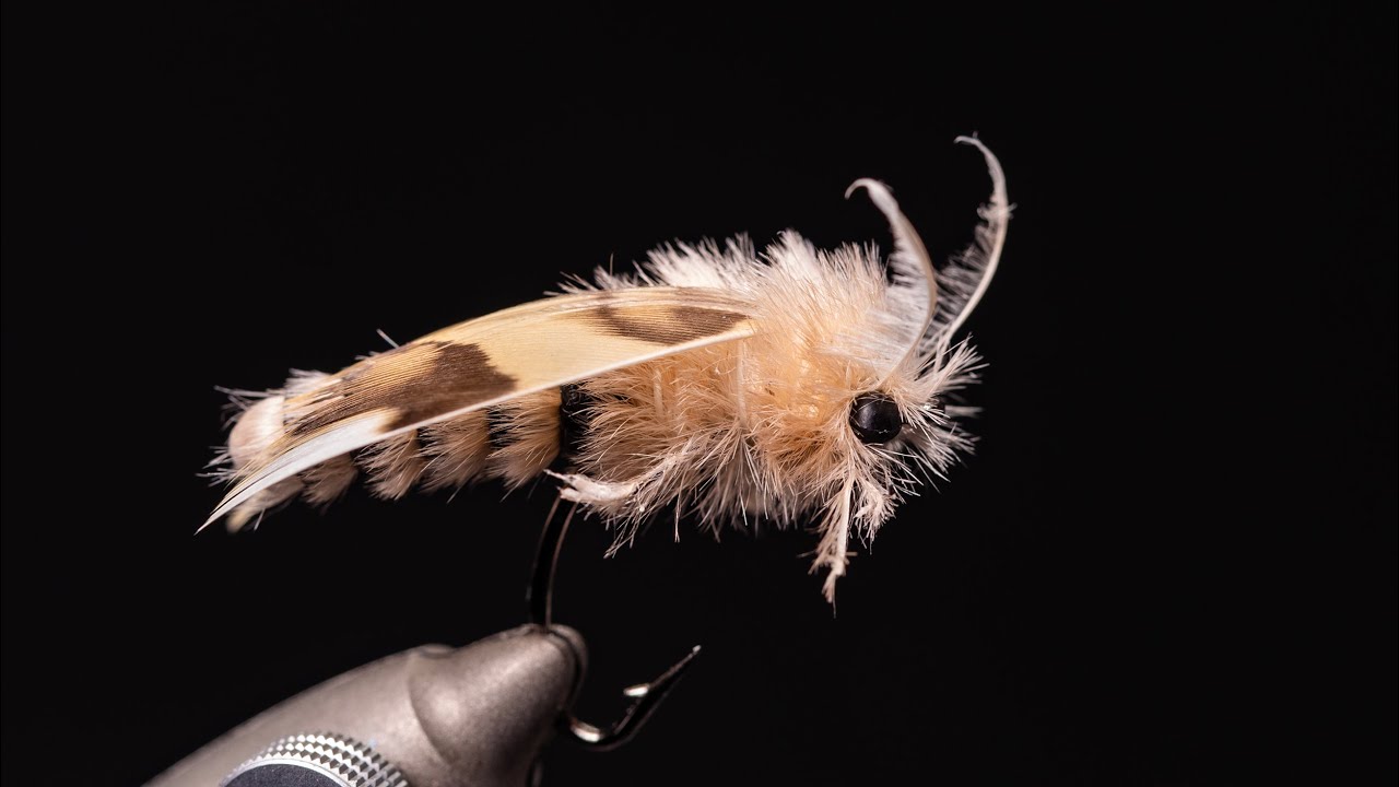 Spongy Moth (Realistic) for Trout: Relaxing Fly Tying ASMR