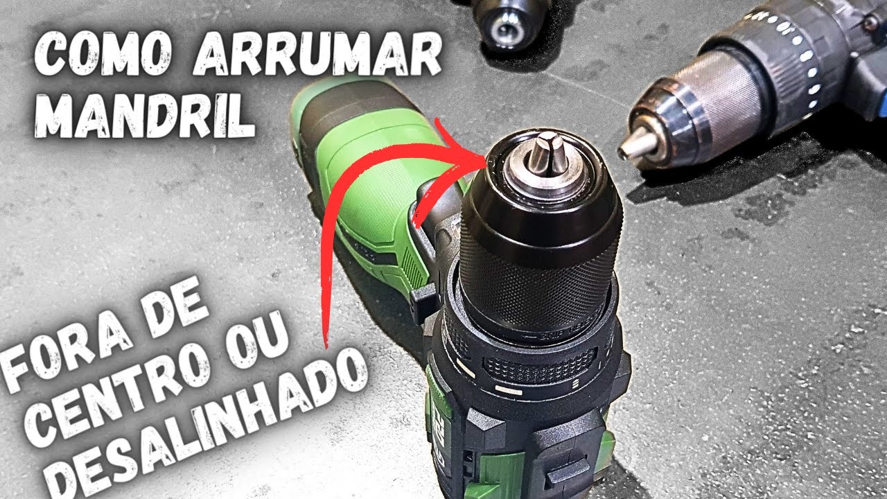 Mandril Desalinhado ou Torto?! Veja Como Arrumar!