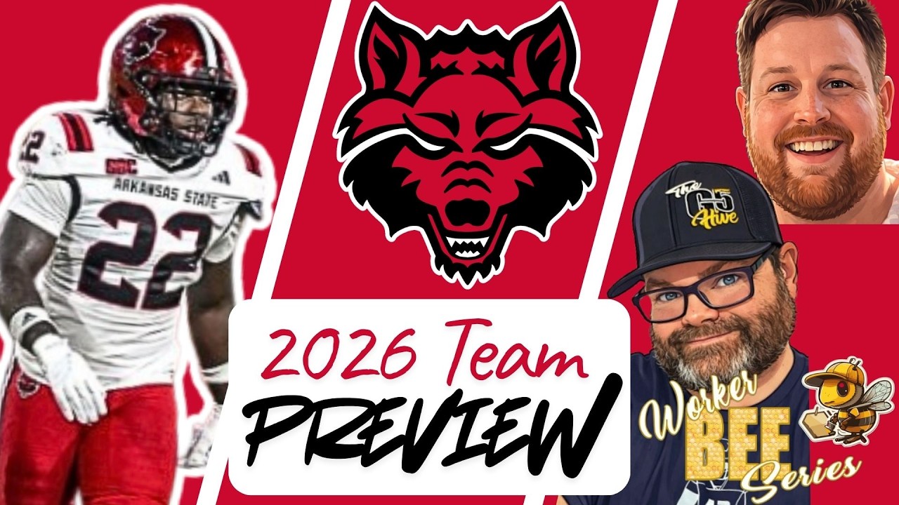 Предварительный обзор футбольной команды Arkansas State Red Wolves 2026 года | Серия статей G5 Hi...