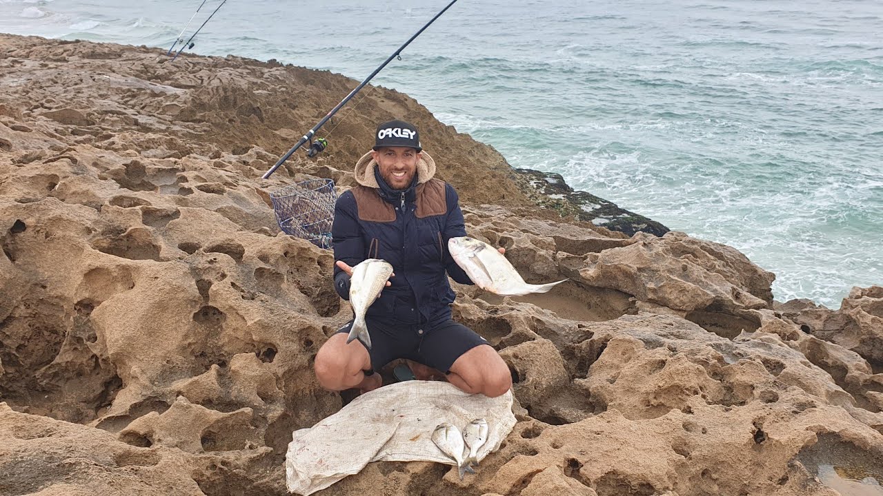 Adventures of searching for seabream fish in Morocco! مغامرات البحت عن اسماك     دوراد(الدنيس)