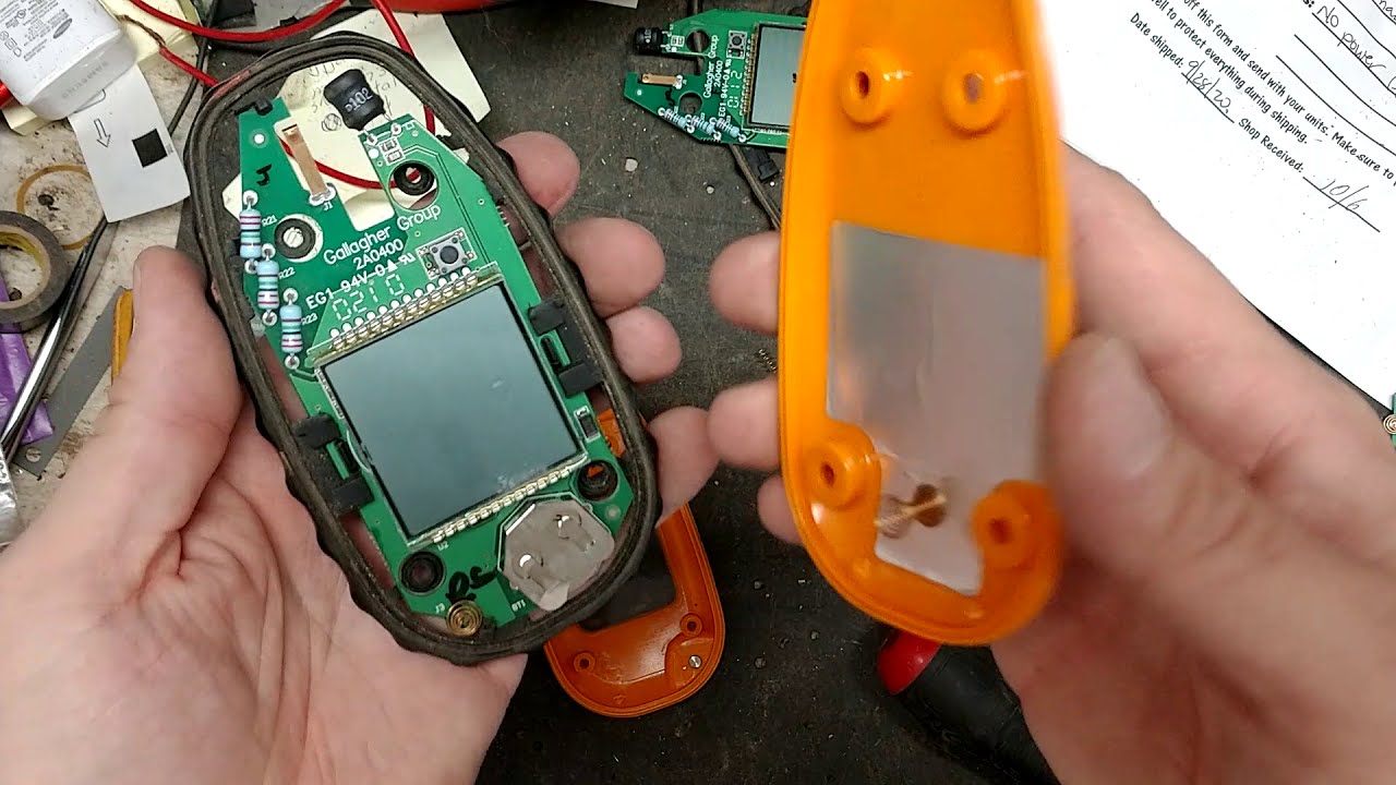 Ремонт и сброс батареи с помощью устройства Gallagher Fault Finder Smart Fix