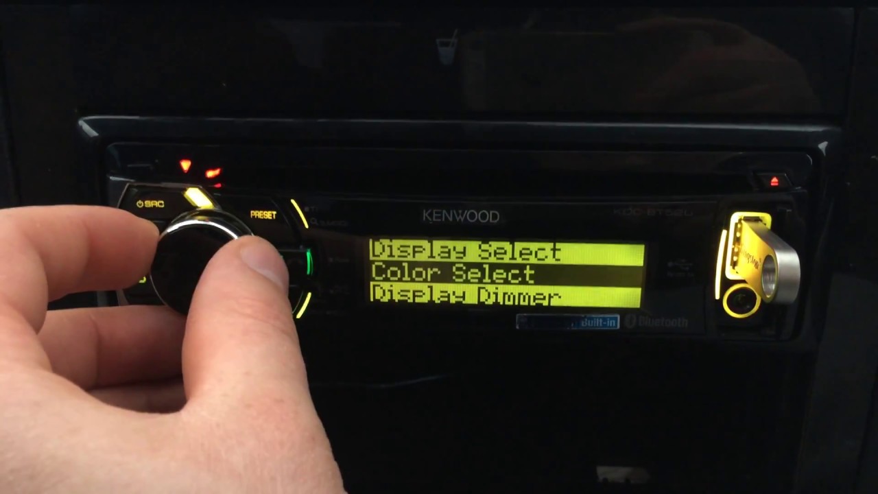 KENWOOD KDC-BT52U  USB AUX IPOD BLUETOOTH