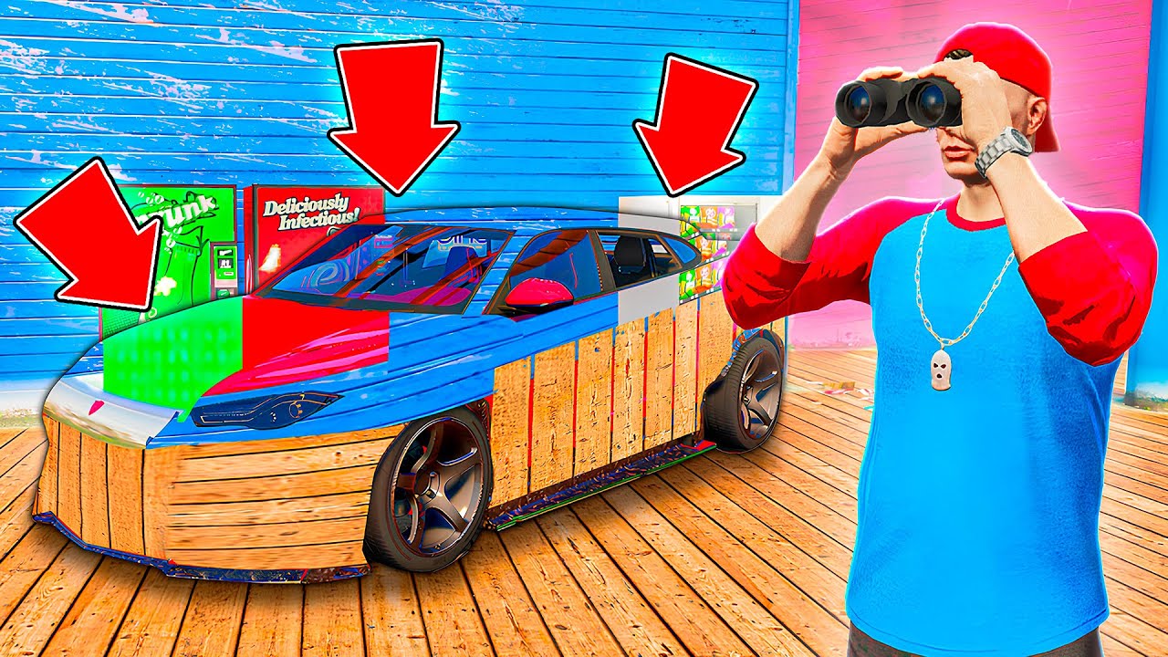 FINDEST DU alle TARN AUTOS in GTA 5! (Hide and Seek)