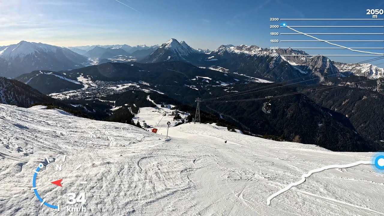 Rosshütte - Seefeld - Top to Bottom (2064m - 1236m) - 1 Jochabfahrt, 2, 5, 4 - 2026-01-19