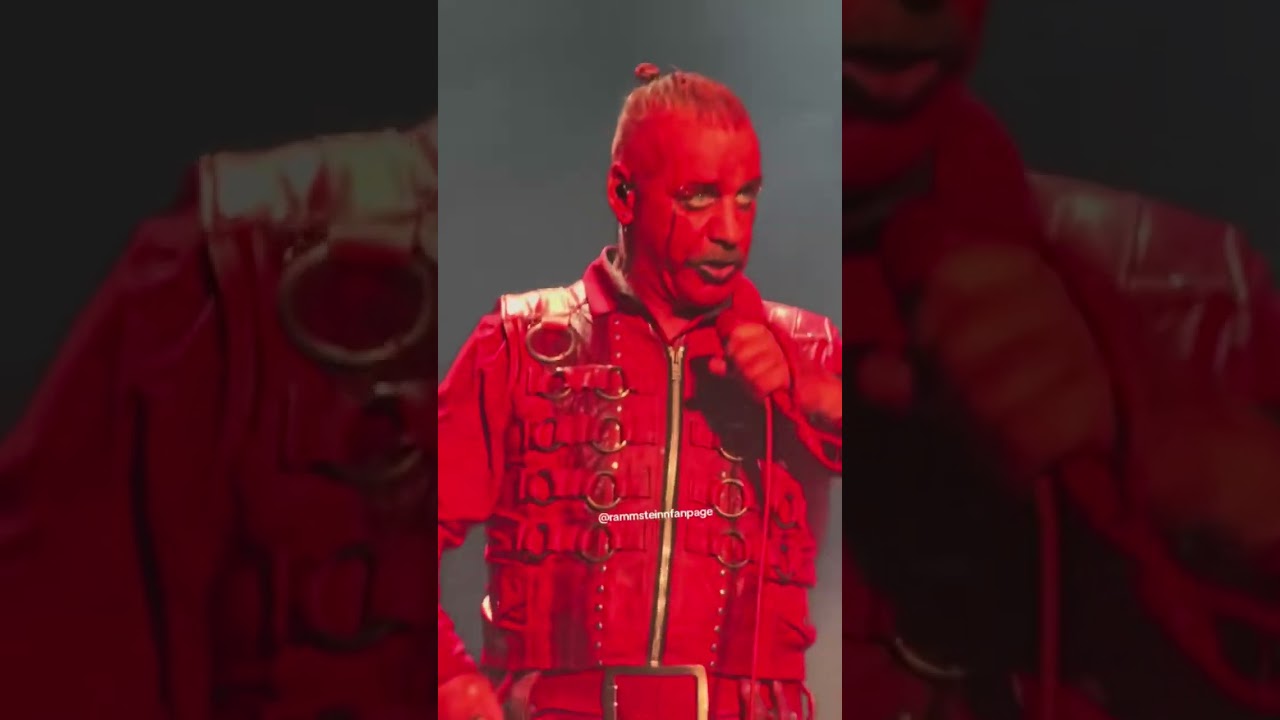 TILL LINDEMANN IN HAMBURG!! What are your favourite songs?? 🔥🤘🏼 #rammstein #tilllindemann #paullande