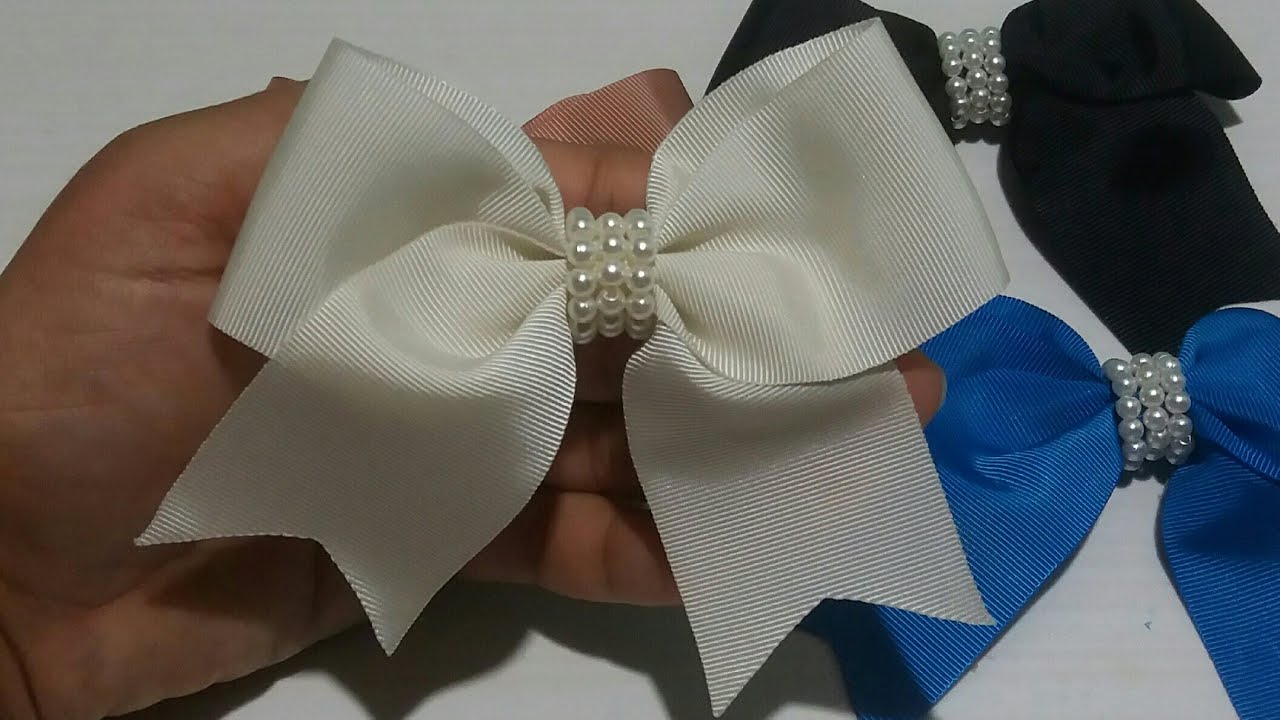 🎀Laço simples no gabarito super fácil de fazer