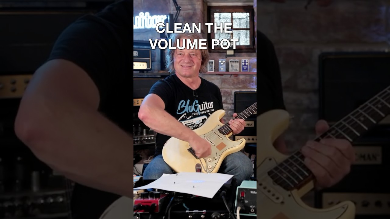 КАК ЧИСТИТЬ ВАШИ СКРЕБЧАТЫЕ РЕГУЛЯТОРЫ ГРОМКОСТИ #thomasblug #guitartips #guitartuning #amp1 #lik...