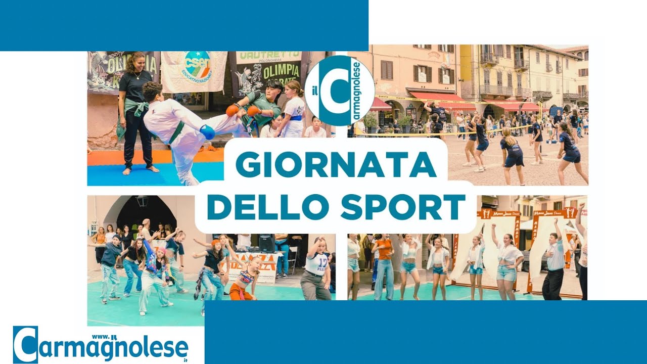 Giornata dello Sport 2025 a Carmagnola: 25.000 € di sostegno alle famiglie