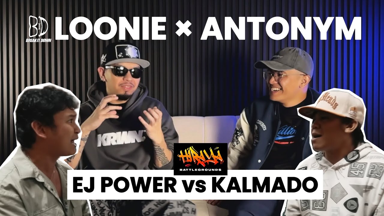 LOONIE × ANTONYM | BREAK IT DOWN: Rap Battle Review E346 | HIRAYA BATTLEGROUNDS: EJ POWER vs KALMADO
