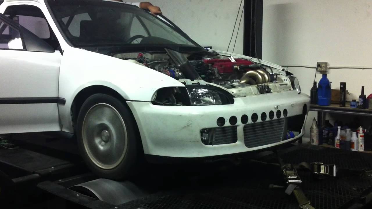 dyno run chucky's turbo gsr team 1320