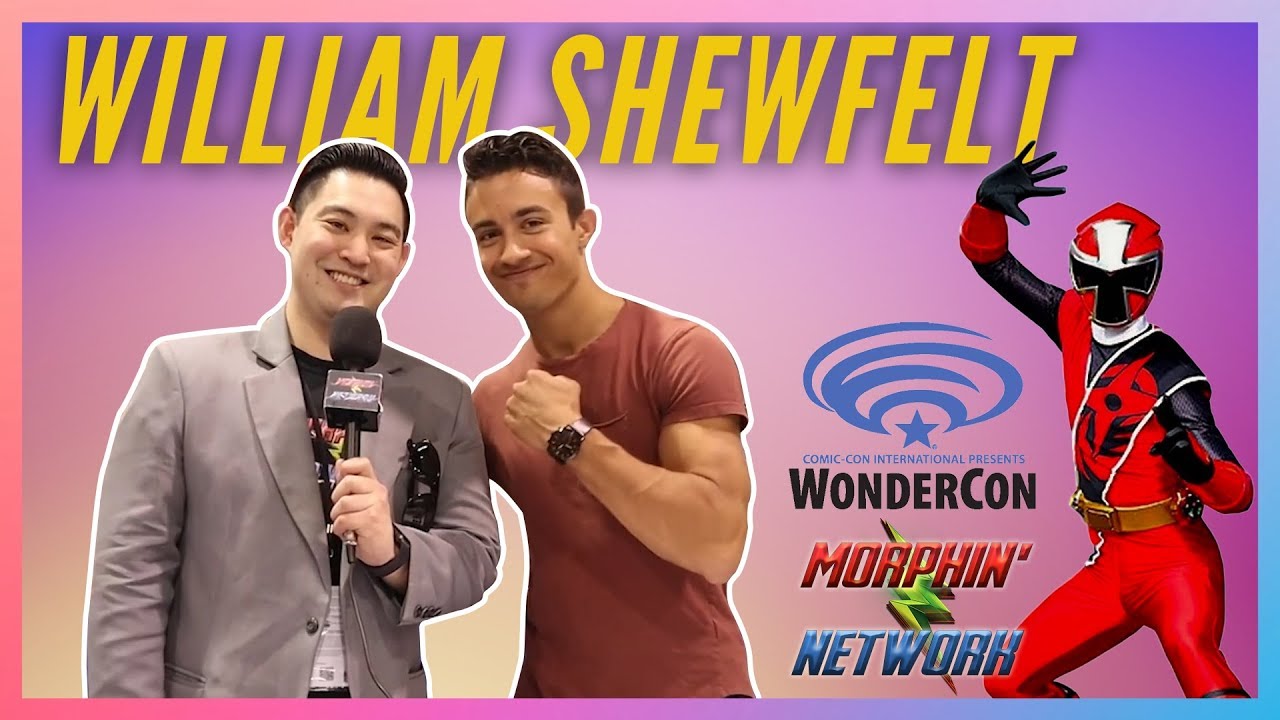 15 Fun Questions With William Shewfelt (Red Ninja Steel Ranger) at Wondercon 2019