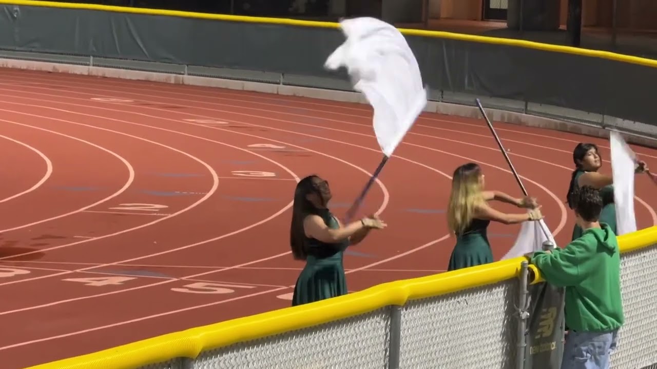Tracy high school friends and family 2025 #colorguard #thsband 
