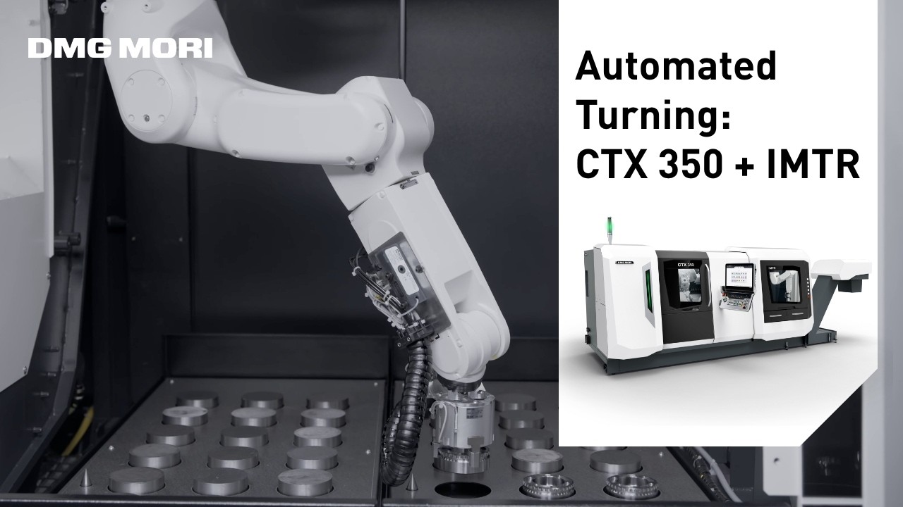 CTX 350 Turning Machine with Integrated IMTR Automation Solution