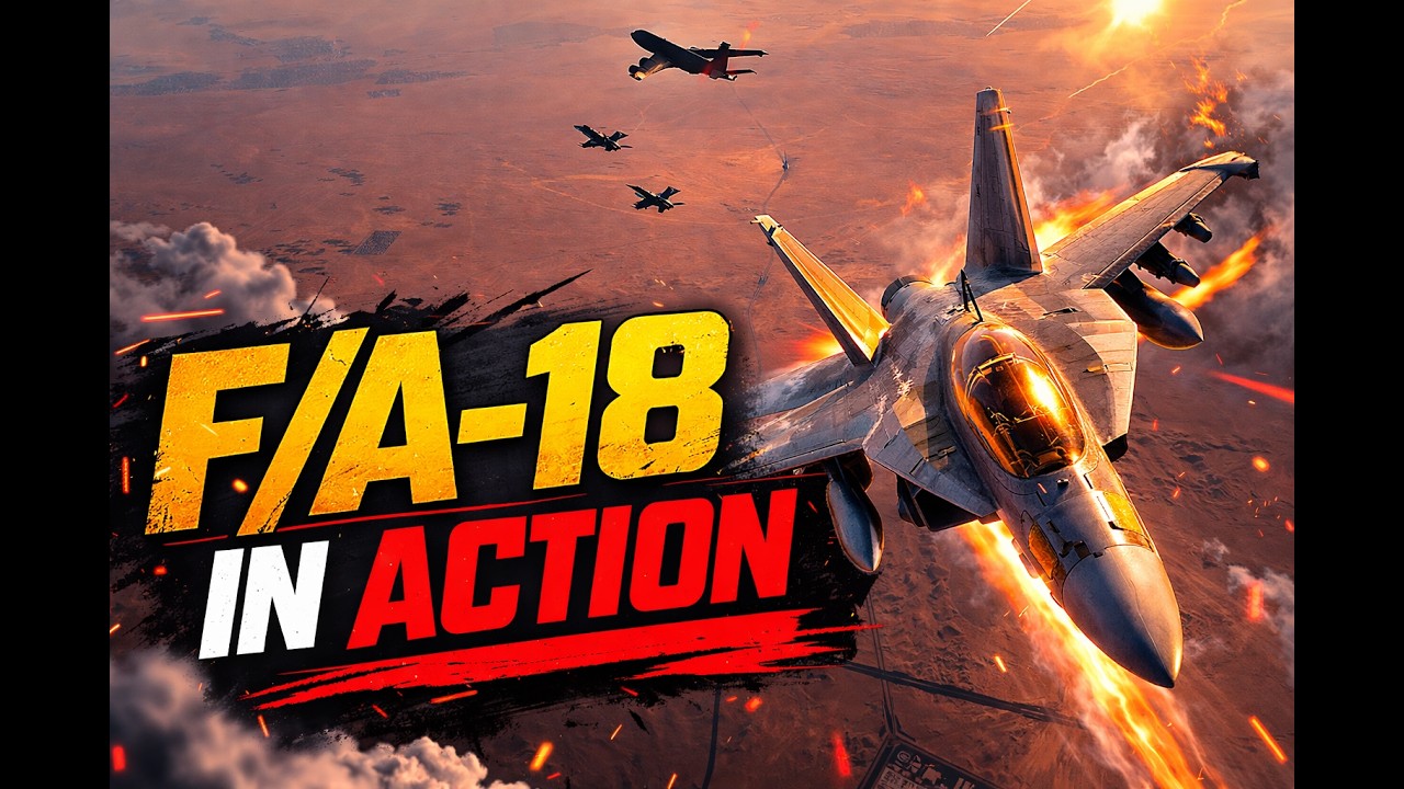 F/A-18 IN ACTION – Carrier Launch, Dogfight & Ground Strike