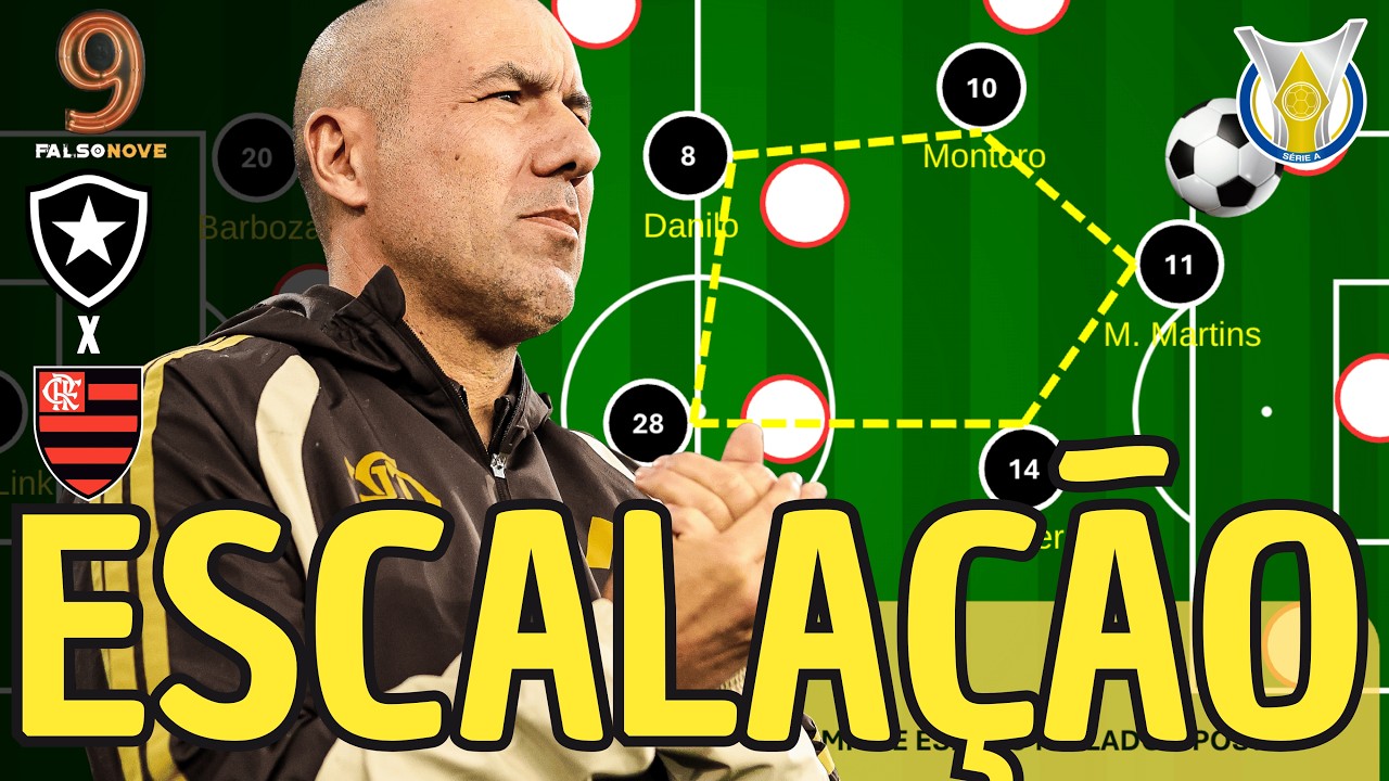 ESCALAÇÃO DO FLAMENGO: O PLANO DE JARDIM PARA VENCER O BOTAFOGO