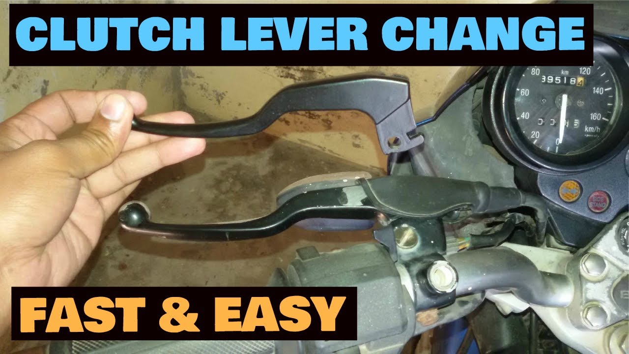 How to change clutch lever of any motorcycle | replace clutch lever of motorcycle fast and easy