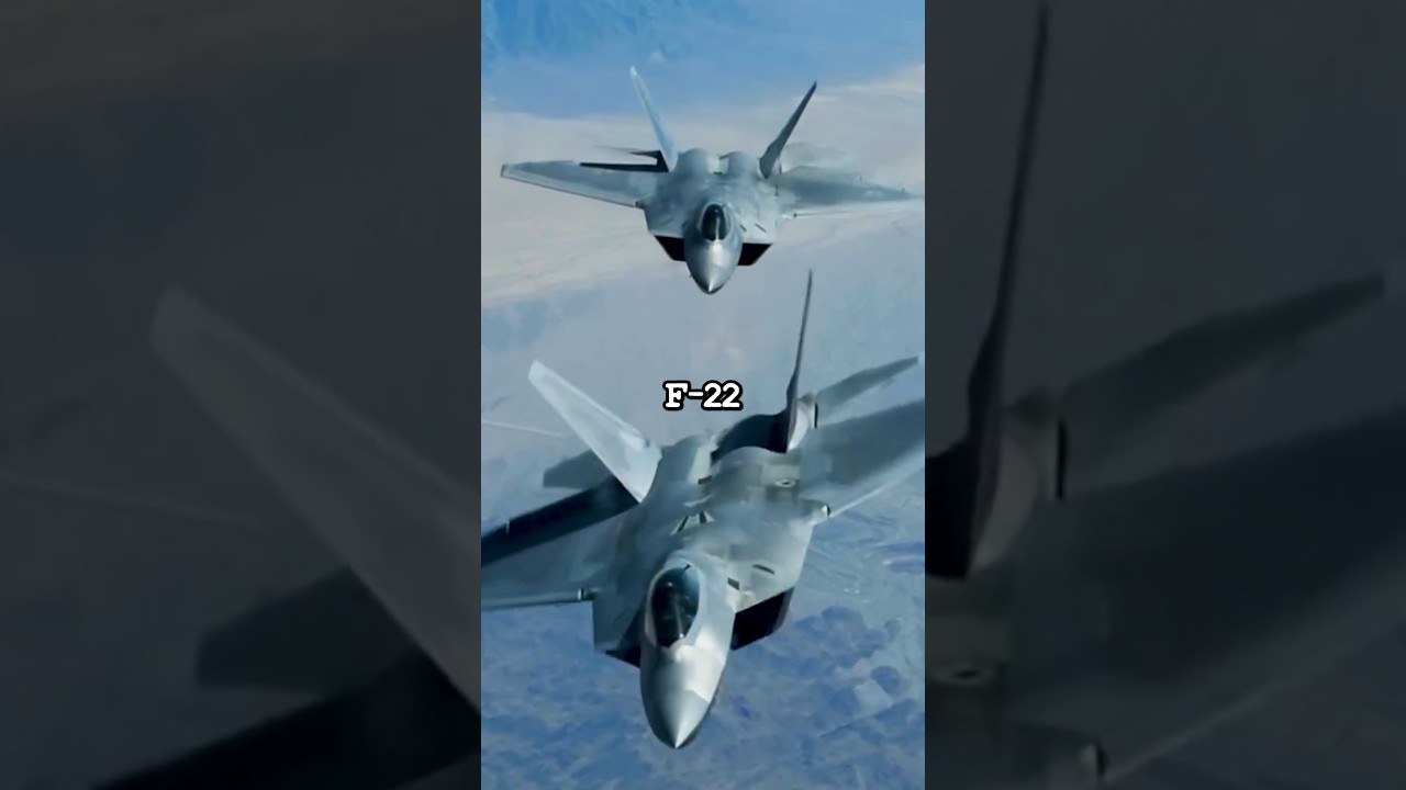 Two F22 Raptors Intercept a Russian Bomber