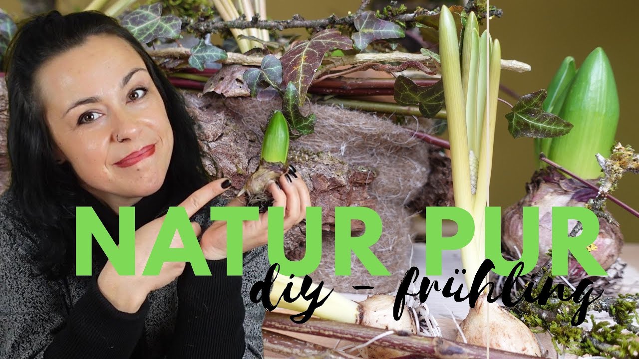 FRÜHLINGSIDEEN mit ganz viel NATUR / DIY - IDEE