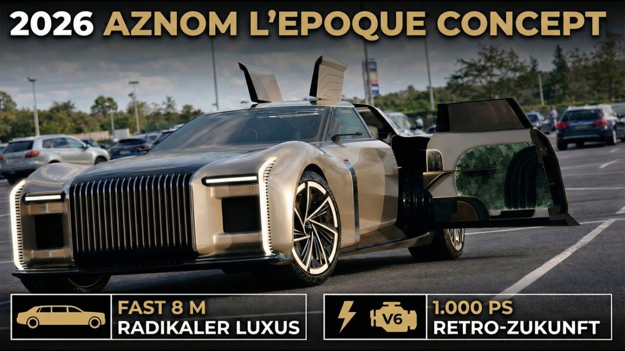 2026 Aznom L'Epoque Concept: Italiens verrückteste Designstudie