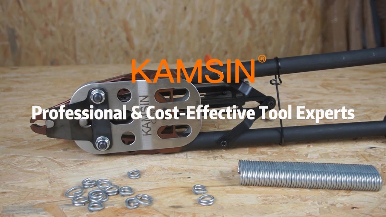 【Hog Ring Gun】KAMSIN C50 Manual C-Ring Gun (And How to Use)