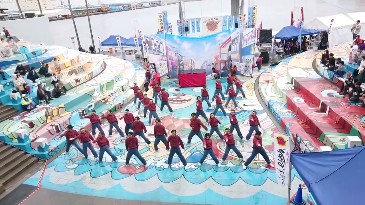 一華-ikka-2025「俺道～胸に宿るは、烈火の誇り～」　大阪ベイエリア祭worldあぽろん2025　オズステージ2Fアングル