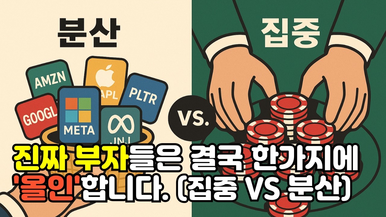 부자가 되고 싶다면, 무의미한 분산투자는 무조건 피해라! (feat. 집중투자)