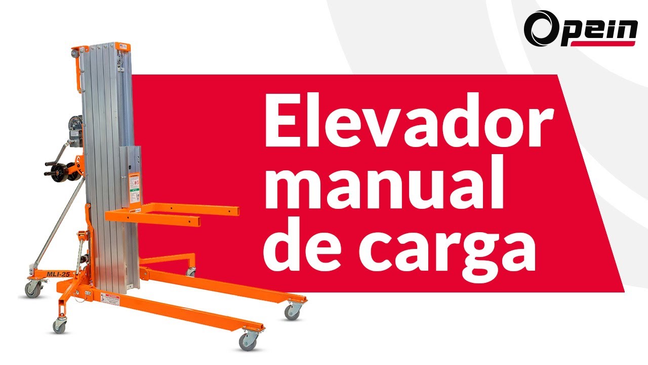 Elevador Manual de carga NEIPO mp4