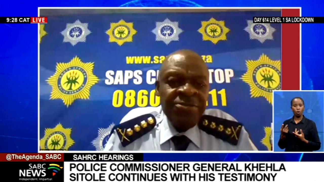 July 2021 unrest I Police Commissioner, General Khehla Sitole testifies