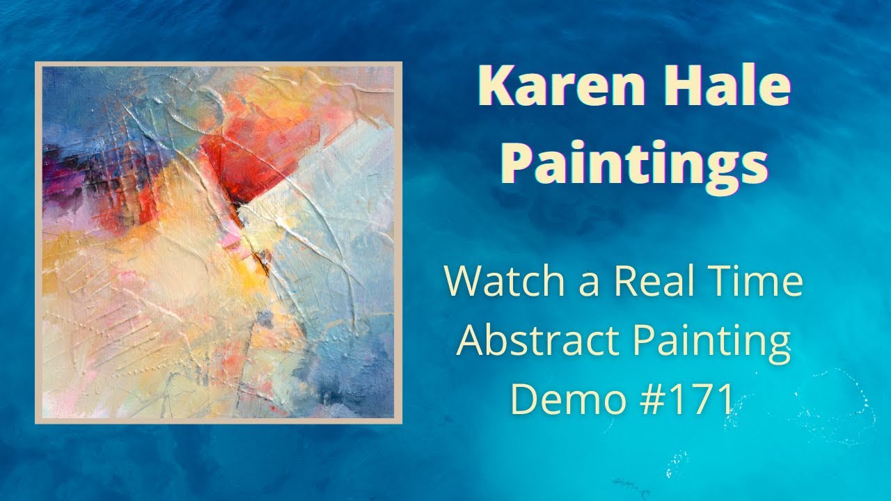 Real Time Abstract Painting : Demo #171: Technique , blending paint