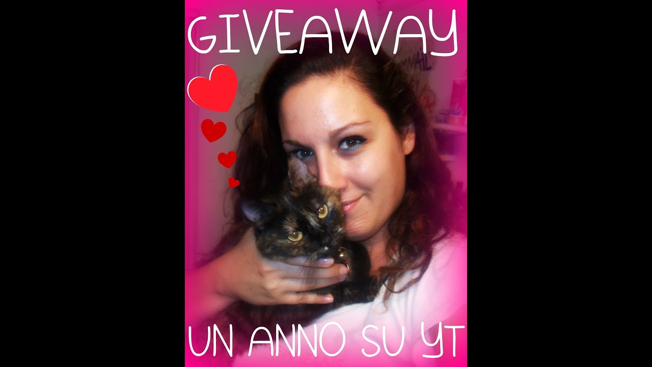 (Chiuso) Giveaway un anno su Youtube