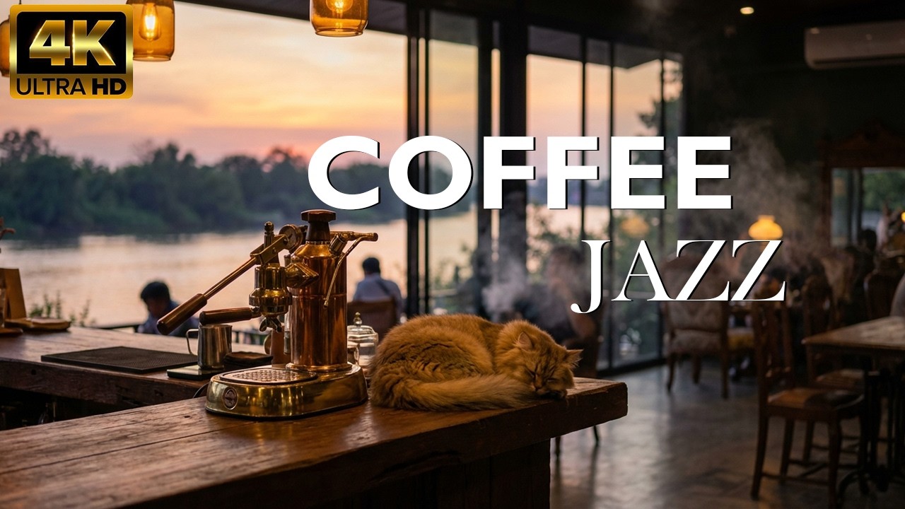 Luxury Coffee Jazz | Elegant Cafe Ambience for Relaxing Moments | Solacing Jazz