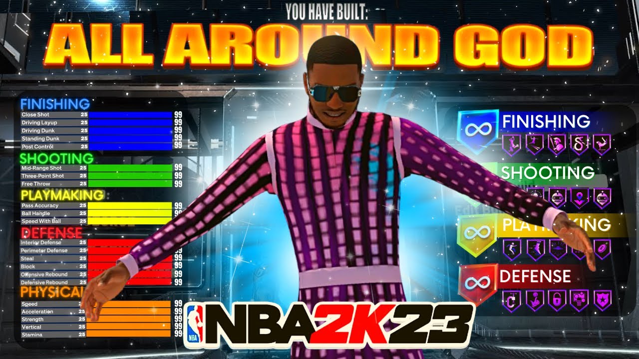 THE MOST ALL AROUND SCORING BUILD IN NBA 2K23!!! BEST GAMEBREAKING DEMIGOD BUILD IN NBA 2K23!!!