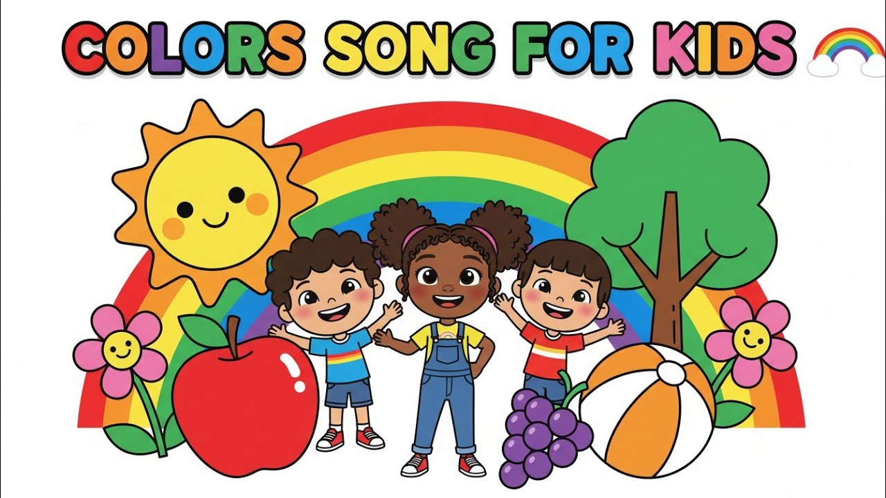 Fun Colors Learning Song 🎨 | Kids Educational Music