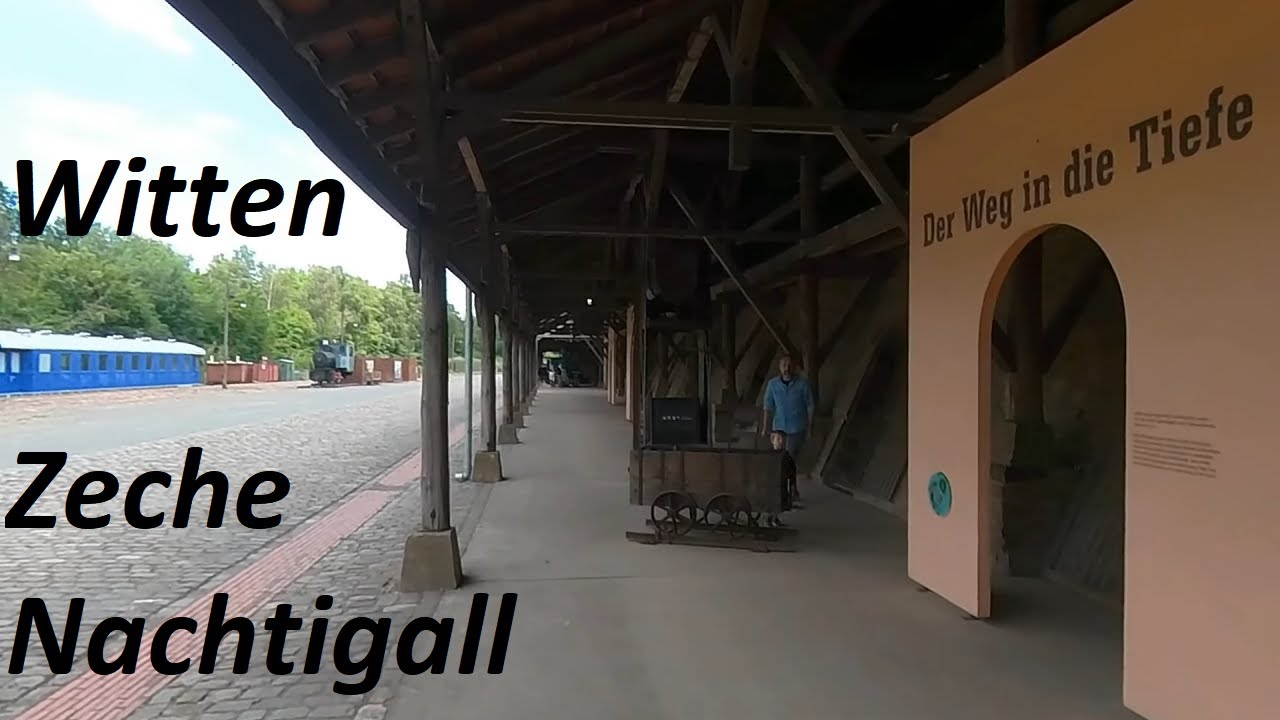 Das Ruhrgebiet zu Fuß: Witten; Museum Zeche Nachtigall: Vor 300 Jahren der Anfang des Ruhrbergbau.