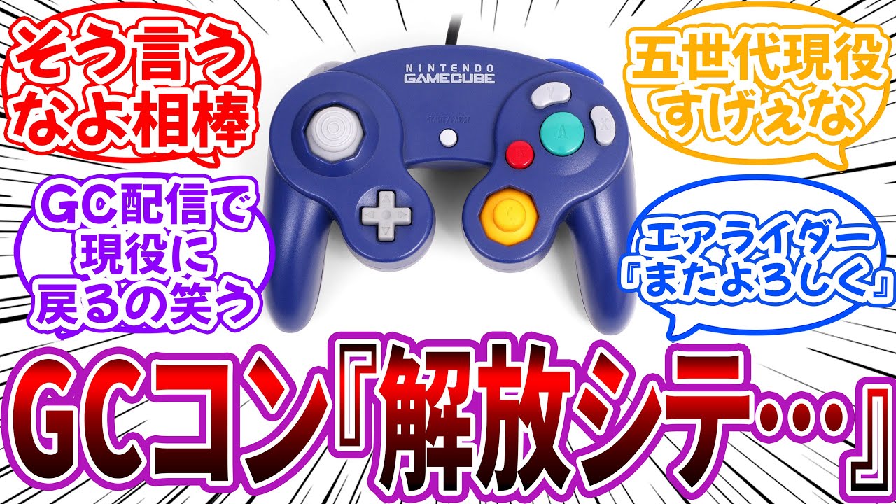ゲームキューブコントローラー「私はいつ休めるんでしょうね」に対するネット民の反応【任天堂】
