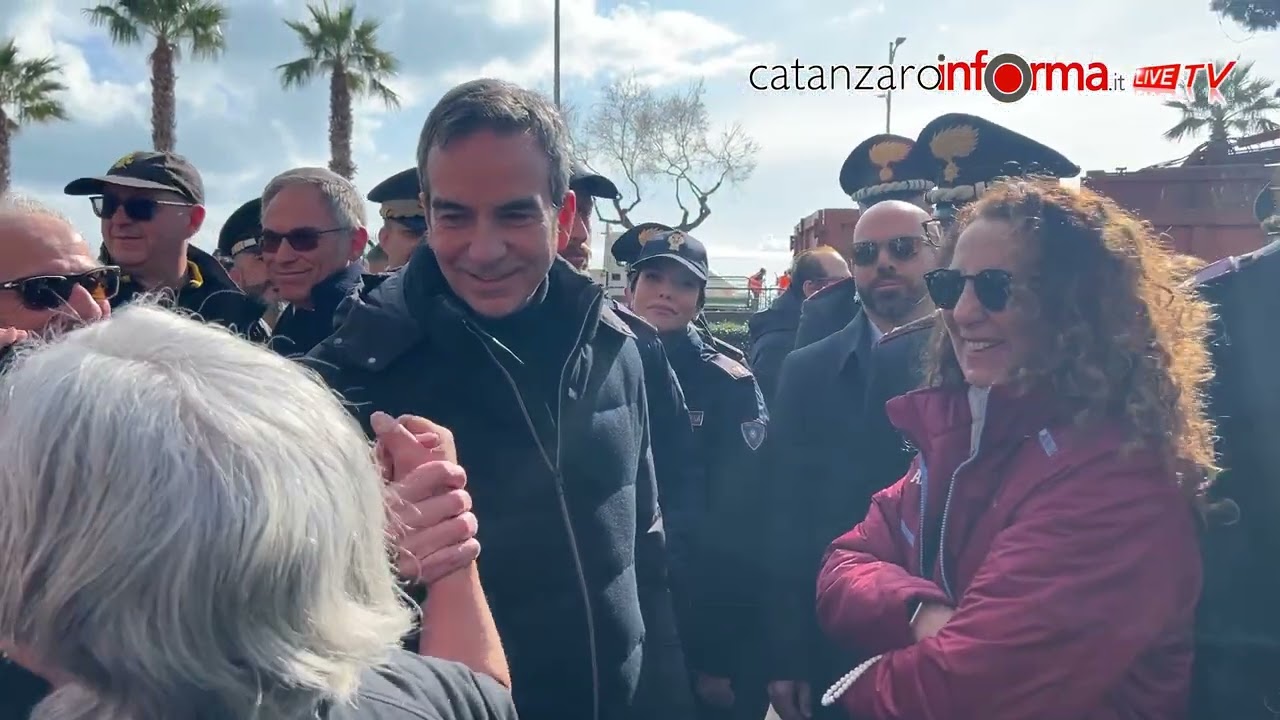 Ciclone Harry, il sopralluogo del sottosegretario Ferro e del presidente della Regione Occhiuto
