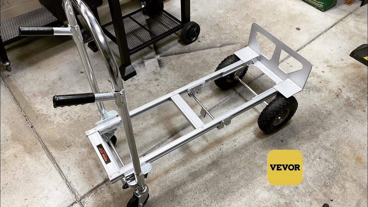 VEVOR 2 in 1 Hand Truck and Cart! 800 Pound Capacity / Assembly and Honest Review!