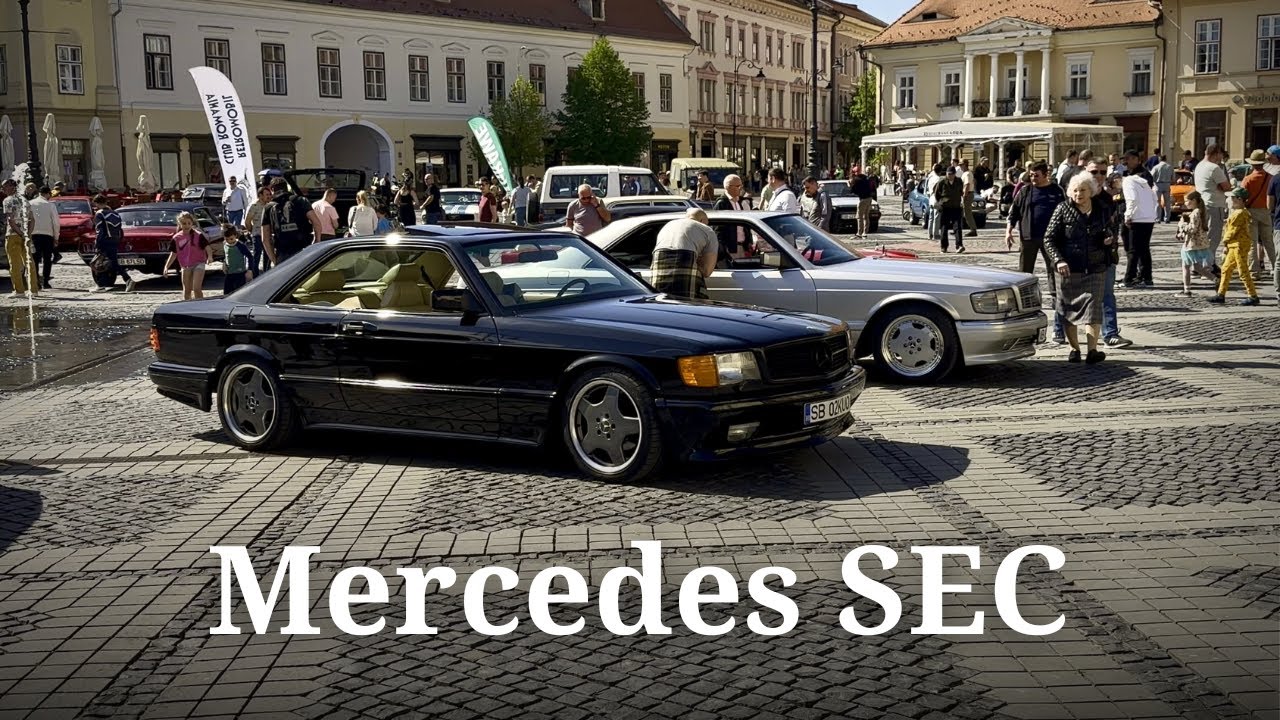 Mercedes, Volkswagen, Jaguar si multe altele la ✖️ RETRO PARADA PRIMĂVERII 2024✖️ #SIBIU