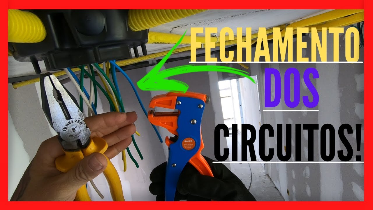 FECHAMENTO DOS CIRCUITOS, INSTALAÇÃO ELETRICA  DIRETO DA OBRA.
