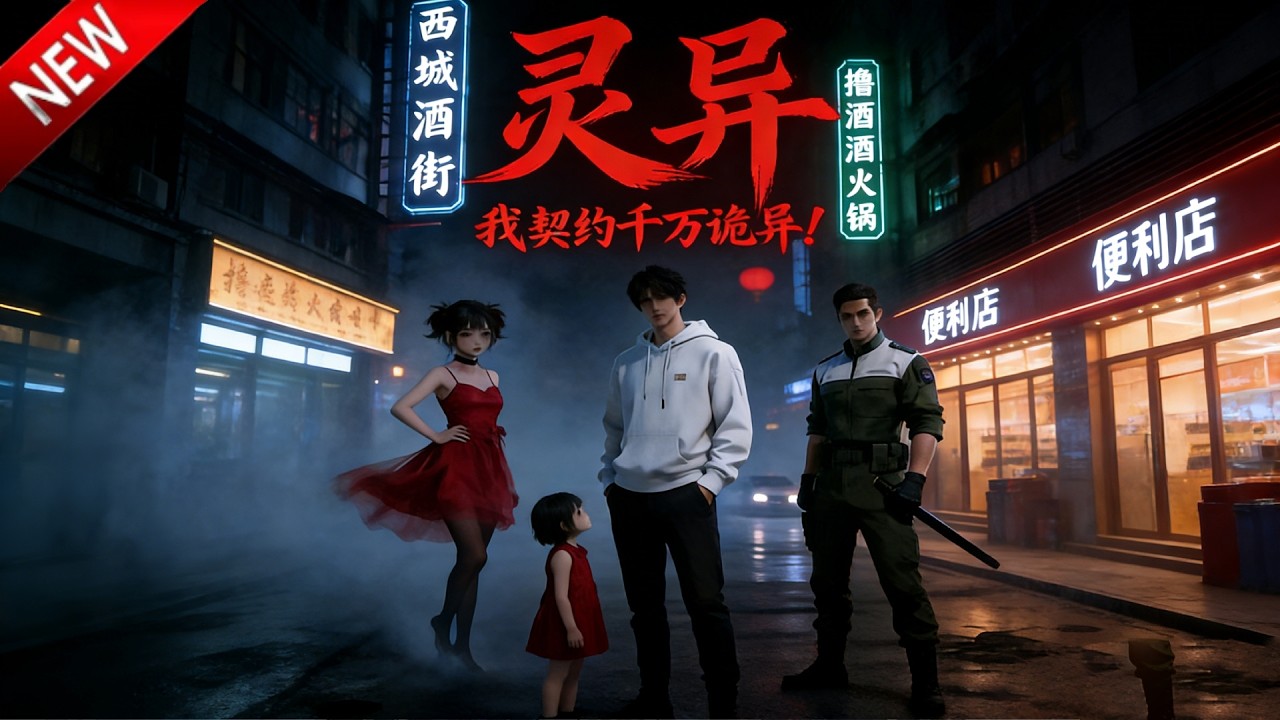 💥【新番上线】顾尘契约千万诡异，但其中总是有些不安分的家伙...《灵异：我契约千万诡异！》全集 Multi SUB #热血 #漫剧 #动漫魔女