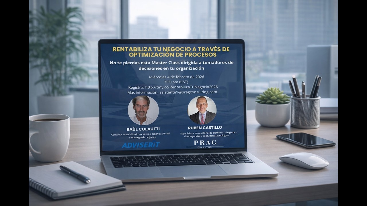 📈 Rentabiliza tu Negocio a través de la Optimización de Procesos | Master Class