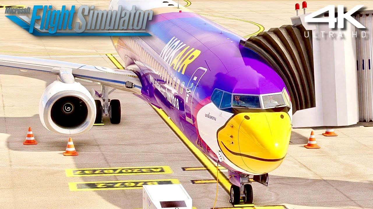 MSFS l Bangkok ✈️ Phuket l PMDG Boeing 737-800 l NokAir full flight l 4K