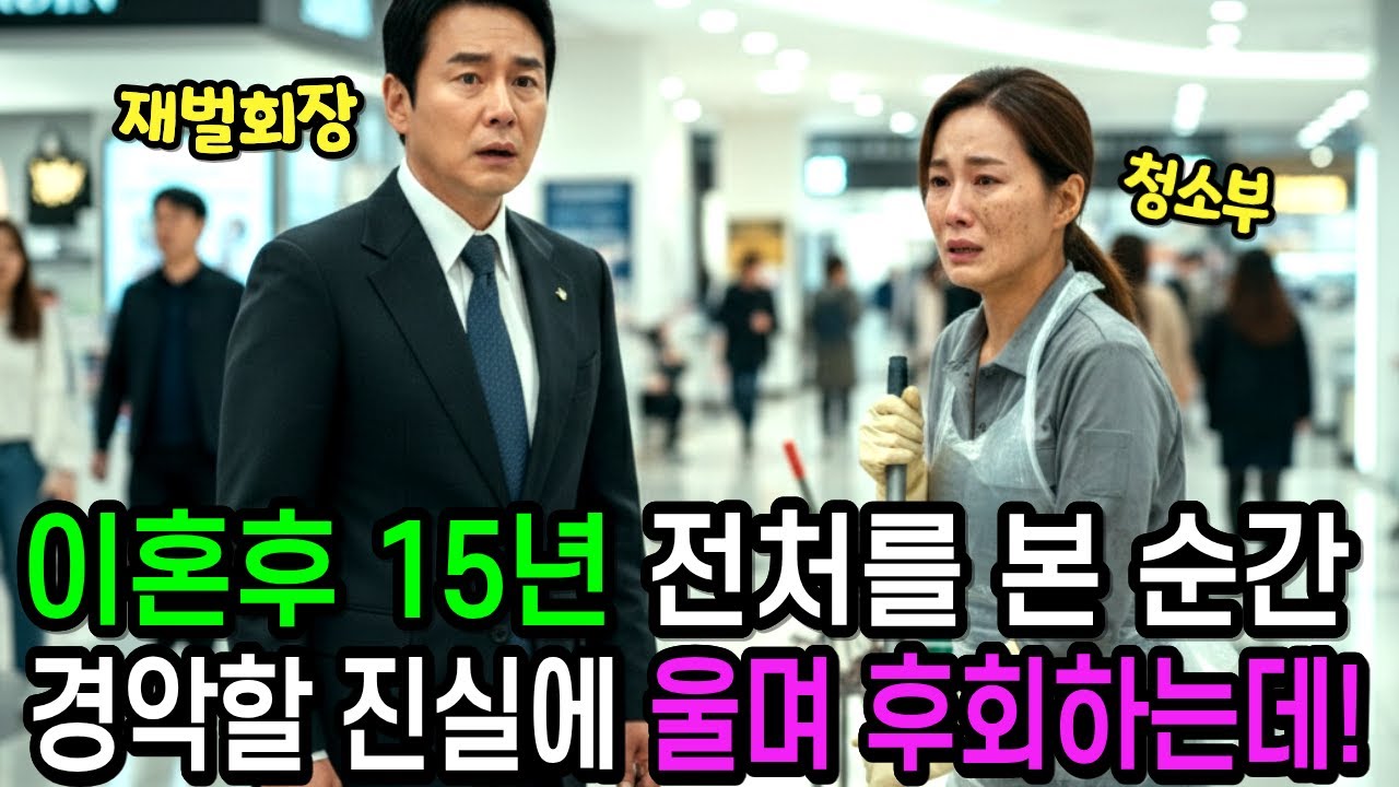 이혼 후 15년, 재벌회장이 일용직 청소부가 된 전처를 본 순간 경악할 진실에 울며 지난날을 후회하는데..