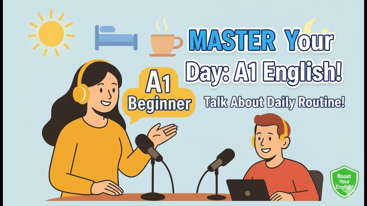 Talk About Your Day in Simple English | A1 | English Podcast