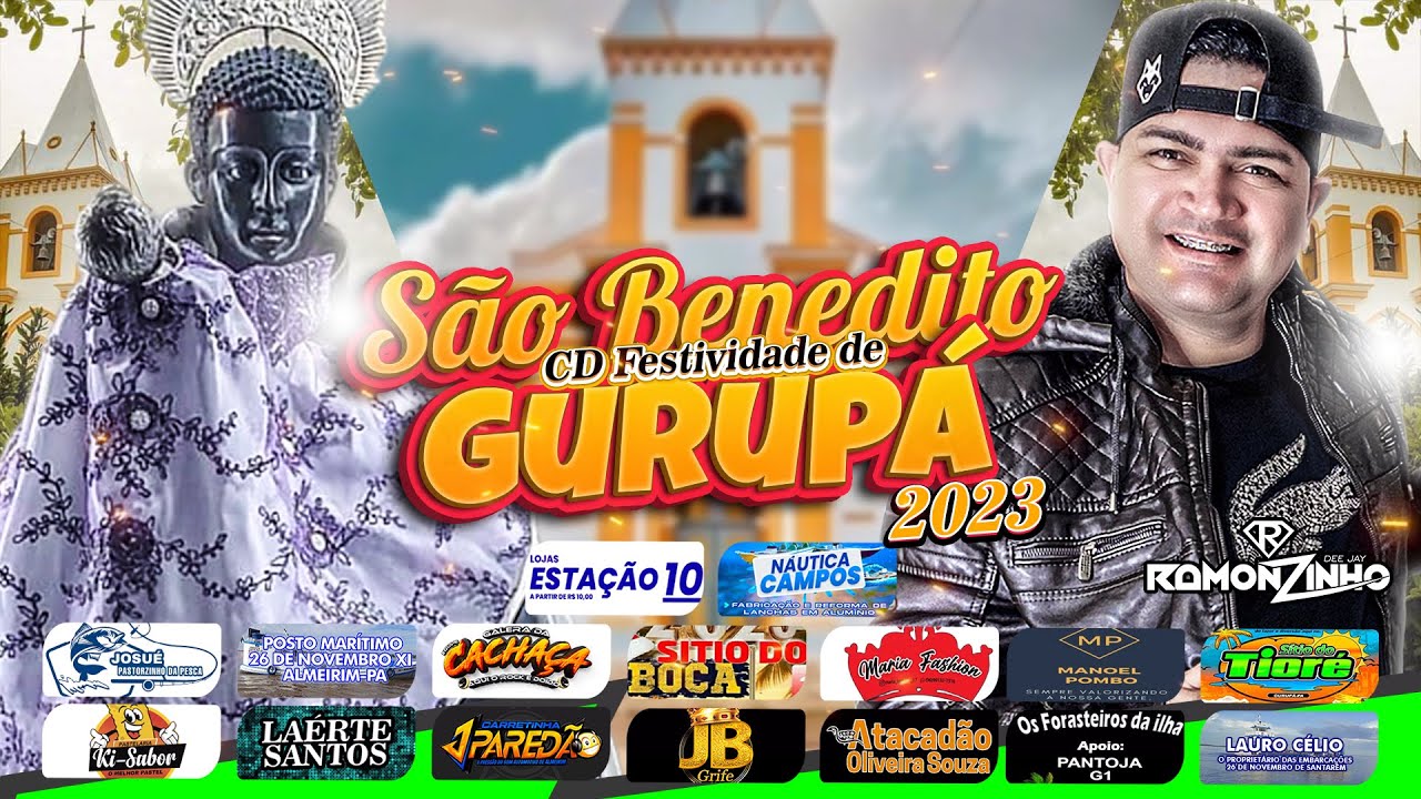 CD OFICIAL FESTIVIDADE DE S&Atilde;O BENEDITO DE GURUP&Aacute; 2023 - DJ RAMONZINHO GHOST PRODUCER